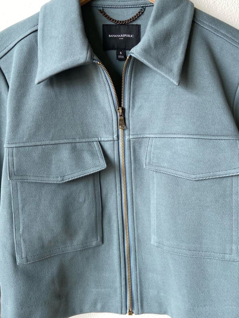 Banana Republic Knit Twill Cropped Jacket - Picture 3 of 6